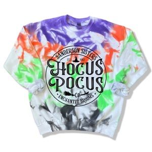 Hocus Pocus Tie Dye Sweater